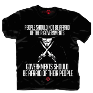 V, V for Vendetta, T-Shirt