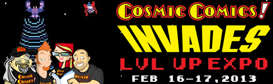 Cosmic Comics at Lvl Up Expo