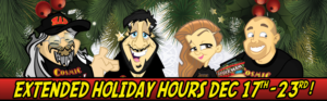 Extended Cosmic Comics Holiday Hours!