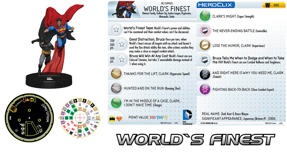 Worlds Finest Heroclix Pre-Release
