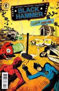 black hammer,review,dark horse comics,cosmic comics!
