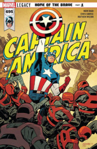 captain america 695,marvel legacy,chris samnee,cosmic comics